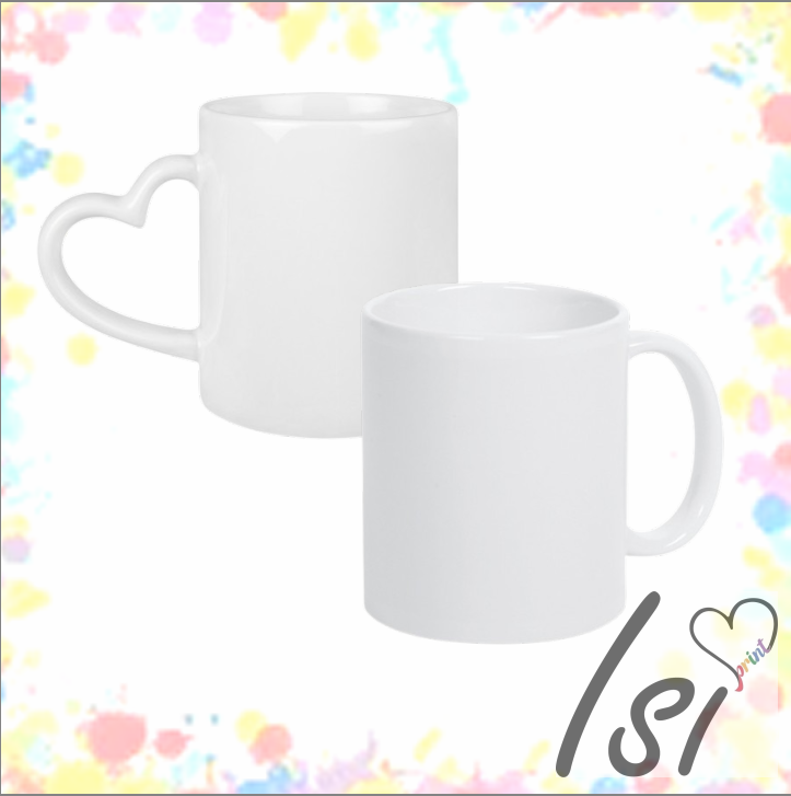 Keramiktasse mit Herzhenkel