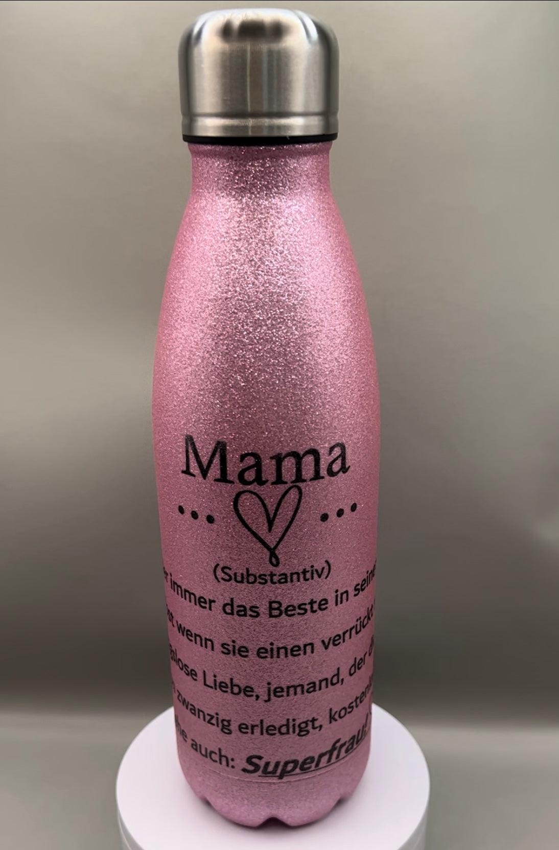 Thermoflasche (glitzer)